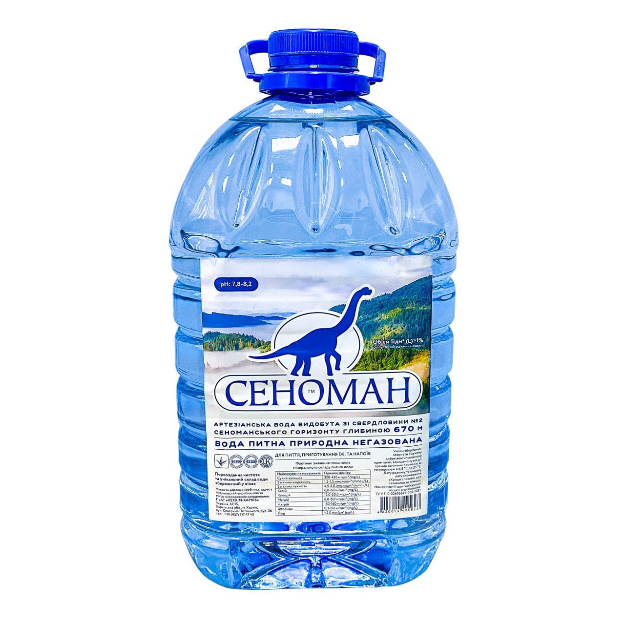 Natural drinking water Cenoman